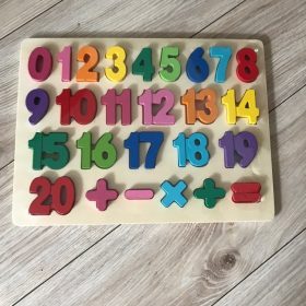 lemonlala Wooden Puzzles for Toddlers,Wooden Alphabet Number Puzzles Toddler Learning Puzzle Toys for Kids Ages 2 3 4 photo review