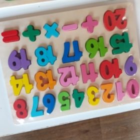 lemonlala Wooden Puzzles for Toddlers,Wooden Alphabet Number Puzzles Toddler Learning Puzzle Toys for Kids Ages 2 3 4 photo review